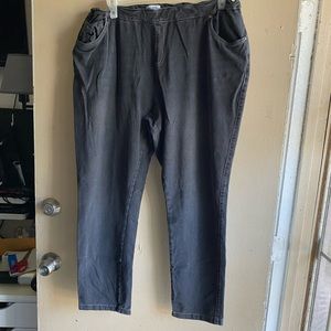 “Vintage Black Skinny” PajamaJeans 3X
